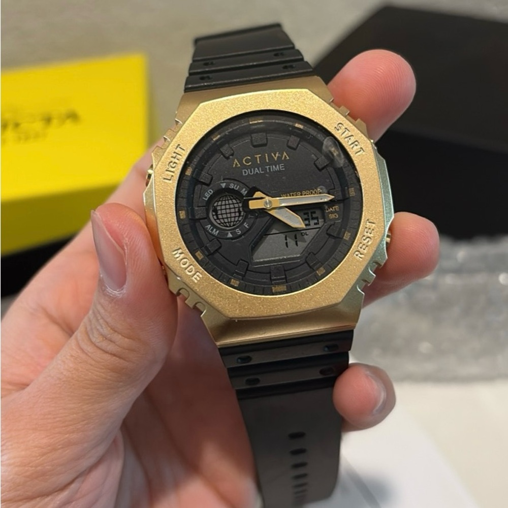 Activa Recon X Invicta Black Digital Unisex Watch - 45.5mm NWT